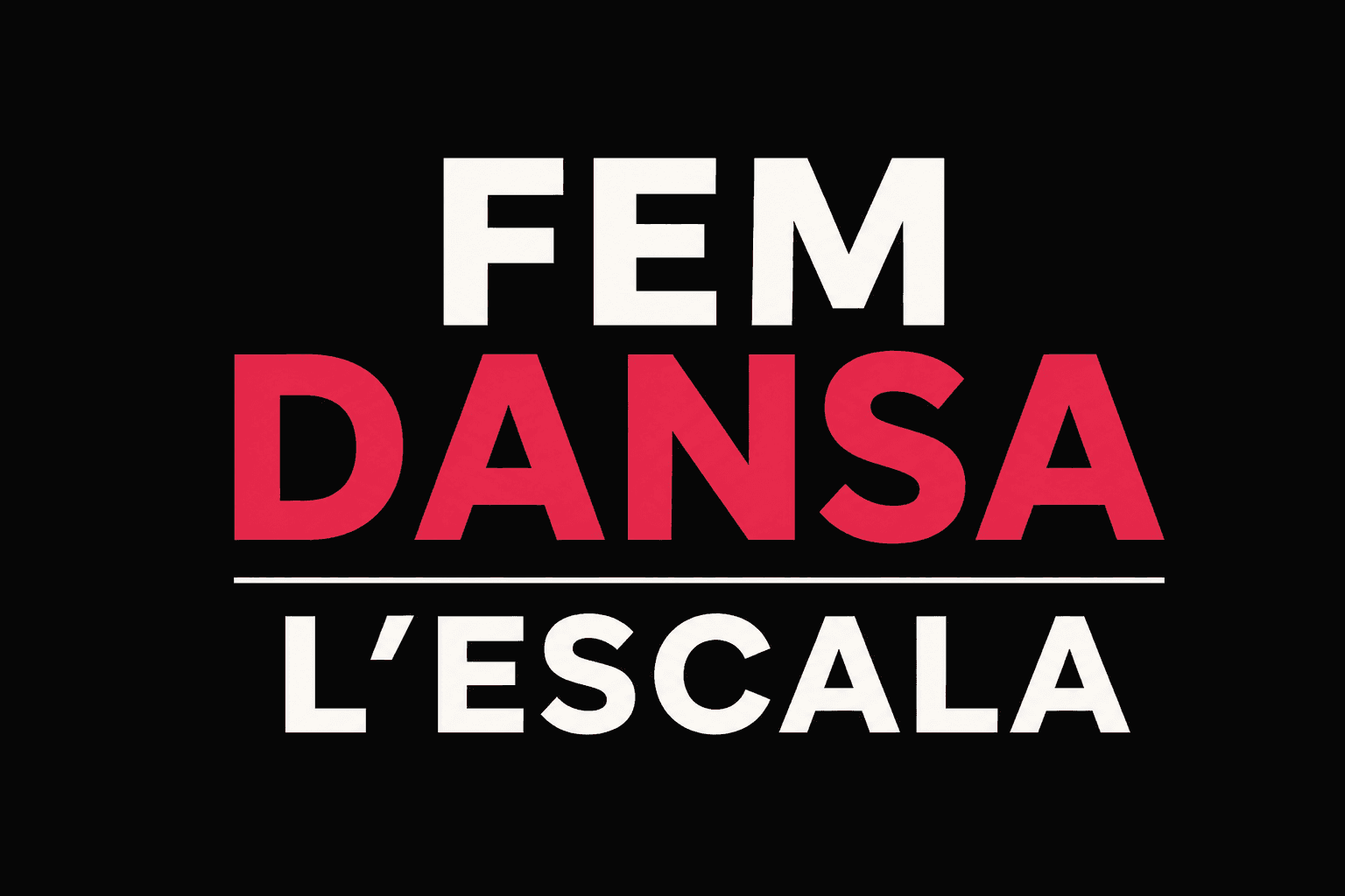 Logotip de Fem Dansa L'Escala