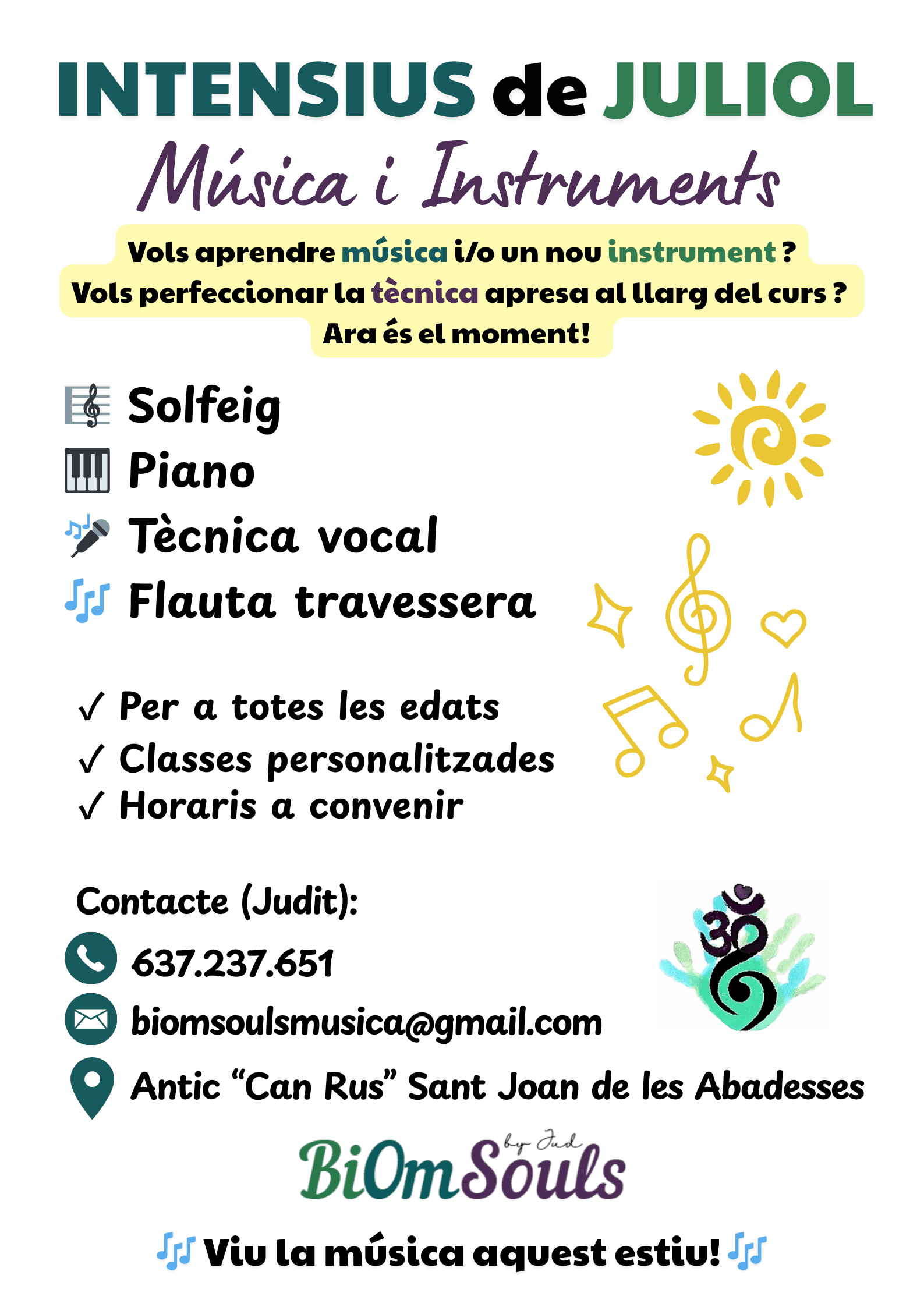 Imatge 1 de Taller Musical i Intenstius de Juliol